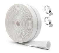 YedZen 20M Discharge Hose Pipe, 38mm (1 1/2 Inches) Diameter with 2 Clips, Water Pump Hose for Submersible Pumps Dirty Waters Pumps &Other Water Pumps & Garden Irrigation Draining Pond Swimming Pool