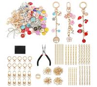 YedZen 325PCS Keyring & Keychain Making Craft DIY Kit