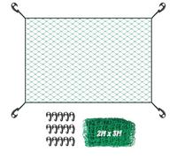 YedZen Cargo Net, 2x3m/6.5x10ft Bungee Trailer Net with 15 Hooks, Safety Net Cargo Net for Pickup Truck Bed, Heavy Duty Mesh Anti-falling Cover for Roof Luggage, SUV, Boat Trailer, Snowmobile Loads