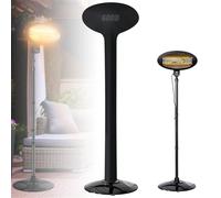 YedZen Electric Patio Heater Cover, 600D 180x65cm Electric Outdoor Heater Covers, Waterproof Windproof Garden Heater Cover with Zipper & Adjustable Drawstring