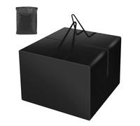 YedZen Garden Cushion Storage Bag, 81x81x61cm 420D Oxford Waterproof Outdoor Garden Cushion Storage Bags with Zipper＆Handles, Furniture Cushion Storage Bag Protective Bag for Outdoor Cushions