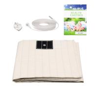 YedZen Grounding Bed Sheet, 153×203cm Conductive Grounding Mat Earthing UK With 10% Silver Fiber & 90% Organic Cotton, Natural Wellness and Healthy Earth Sheet Energy Mat for Better Sleep