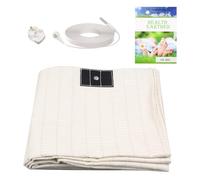 YedZen Grounding Bed Sheet, 193×203cm Conductive Grounding Mat Earthing UK With 10% Silver Fiber & 90% Organic Cotton, Natural Wellness and Healthy Earth Sheet Energy Mat for Better Sleep