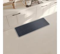 YedZen Kitchen Mat, 43x120cm Black Non-slip Washable Runner Rug for Kitchen Floor, Oil Resistant Kitchens Floor Mat for Kitchen, Hallway, Laundry,Standing Desk