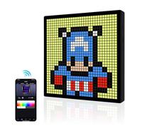 YedZen LED Pixel Art Digital Photo Frame, 32 x 32 RGB Programmable Display Panel, Smart Portable Bluetooth Connect & App Control LED Sign for Smart Alarm Clock, Speaker, Gaming Room