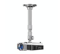 YedZen Projector Mount Ceiling or Wall Mount, Projector Ceiling Mount Adjustable 25-40 cm for Mini Projector with 360° Ball Head and 1/4 Thread, Universal Projector for Mini Digital Camera, Camcorder