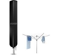 YedZen Rotary Airer Protective Cover, 600D Oxford 180 x 18 x 18 cm Rotary Airer Cover with Zip and Drawstring, Waterproof Anti-UV Rotary Airer Cover for Leifheit