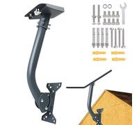 YedZen Starlink Gen 3 Moun, Wall Mount 360° Adjustable Pole Mount Compatible with V3/G3 Starlink Standard Dish, Roof Starlink Mounting Kit for Gen 3 Includes Pipe Adapter