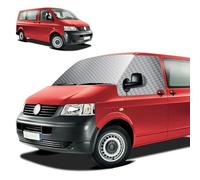 YedZen Windscreen Cover Winter for VW T5 Transporter, Front Window Snow Frost Windscreen Wrap Cover for T5 Van, Thermal Sunshade UV Silver Thick Ice Winter Windscreen Wrap Cover for VW T5
