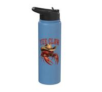 Yee Claw Crawfish Cowboy Hat Cajun Crawfish Funny Stainless Steel Insulated Water Bottle