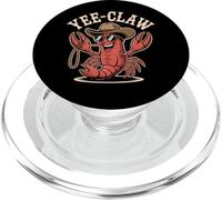 Yee Claw Western Country Cowboy Crawfish Seafood Lobster PopSockets PopGrip for MagSafe