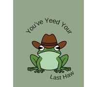 Yee Haw Cowboy Frog Composition Notebook