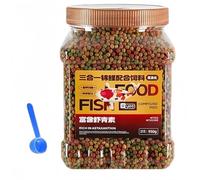 Yee Koi Fish Food, Premium Pellet Feed, Nutritional Pond Food (950g Jar)