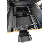 YEE PIN Centre Console Storage Box Compatible with Kia EV4 GT Line/GT 2025 2026 2027, Double Deck Centre Console Organiser Tray with Non-Slip Mats, for Kia EV4 Accessories