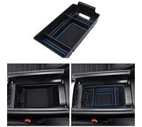 YEE PIN Compatible with Mercedes Benz C-Class W206 2022+ Storage Box Centre Console Organiser Tray for W206 Armrest Organiser Accessories Interior Central Control (Blue)