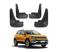 YEE PIN Splash Guard T Cross Mudguard for V W T-cross Accessories Splash Guard Front Rear Mudguard with Mounting Screws (Pack of 4)