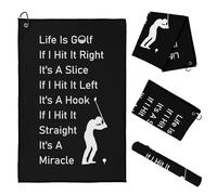 Yeeaulpa 70th Birthday Gifts for Men Golf,Golfing Accessories,Funny Golf Towel for Men,Golfs Gifts for Mens Golfers,Secret Santa Golfs Gift for Mens