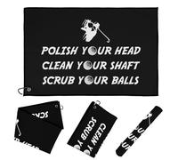 Yeeaulpa Golf Novelty Gifts for Men,Golf Ball Cleaning Towel,Golfing Accessories,Fathers Day Golfs Gifts,Secret Santa Presents for Men Golfs