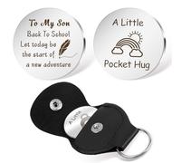 Yeeaulpa Son Gifts,First Day at School Gifts,Starting School Gift,Back to School Gift,First Day of School Present,1st Day At School Present,Starting Secondary School Presents,Pocket Hug