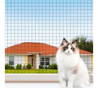 YeeBeny Cat Netting Balcony, 10x13 Ft Steel Wire Reinforced Safety Net for Cat, Cat Balcony Protection Netting, Anti-Fall Pet Balcony Netting Suitable for Balcony Window Staircase Terrace (White)