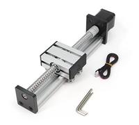 Yeebyee 150mm Effective Stroke Length Linear Rail Guide Ballscrew SFU1605 with Nema 17 Stepper Motor for DIY CNC Router Machine Parts X Y Z Linear Stage Actuator (Size:150mm)