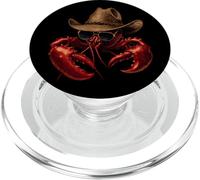 Yeeclaw Western Country Cowboy Crawfish Seafood Lobster PopSockets PopGrip for MagSafe