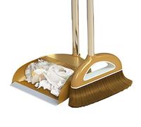 Yeeda Dusting Broom and Pan Set - Broom and Dustpan Set for Home - Broom and Dustpan Sets for Floor Cleaning at Home, Kitchen, Office, Lobby
