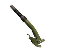 Yeeda Fuel Can Spout, Metal Spout, Spout Adapter, Flexible, Durable Pourer for 5/10/20 Litre Gerry Jerry Cans, Dark Green