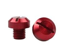 Yeeda Mirror Hole Plugs,2 Pieces Rearview Mirror Blanking Plugs - M10x1.25 Rear View Mirror Hole Plugs Right Left Screws Rust-Proof