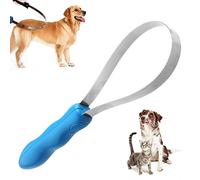 Yeeda -Sided Shedding Blade, Dog Loop Brush, Stainless Steel Dog Horse Shedding Blade, Pets Grooming Tool With Soft Touch Grip Handle
