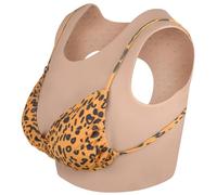 YEEFAIRY Silicone Crossdresser Breastplate Vest Realistic Prosthetic Artificial Breast Forms Tank Top for Transgender Cosplay Drag Show MTF Transition (AA Cup with Gel Filler - Beige)