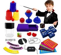 Yeefunjoy 11Pcs Magic Tricks, 60+ Kids Magic Set Magic Tricks Performance, Magic Gift Set for Beginner Magicians Gifts for 6 7 8 9 10 11 12 Year Old Boys Ideal for Christmas Halloween Birthday Parties