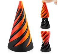 Yeefunjoy Impossible Pyramid Passthrough Sculpture, 3D Printed Rotating Spiral Cone Fidget Toy, Pyramid Fidget Toy For Relief Of Stress And Anxiety, Christmas Birthday Gift Desktop Decor Souvenir Gift