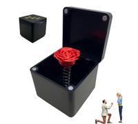 Yeefunjoy Rose Surprise Box, Novelty Pop Up Gift Valentines Gifts for Her Him Funny Box, Spoof Hand Prank Pop Up Prop for Adults 3D Printed Rose in a Box Loved Gift Box for Christmas Halloween Party