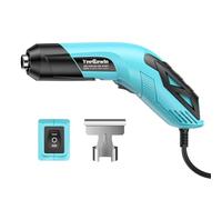 Yeegewin 350W Mini Heat Gun, 2-Temp Hot Air Gun 290℃/480℃ for 3D Printing | Heat Guns with Reflector Nozzle, Overload Protection, 1.5m Long Cable for Heat Shrink, Crafts DIY, Resin, Embossing