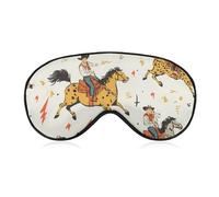 Yeehaw State of Mind Funny Eye Mask for Sleep with Adjustable Strap Blocks Light Eye Shade Cover