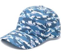 YeeHeen Kids Baseball Cap Toddler Sun Hats Adjustable Summer Hat for Boys Girls 2-4Years Blue Shark