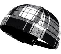 YeeHeen Mens Docker Cap Brimless Skullcap Sailor Cap Rolled Cuff Retro Beanie Hat Black