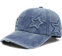 YeeHeen Vintage Washed Distressed Baseball Cap for Women Men Adjustable Sports Hat Navy