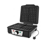 YEEJUAK Waffle Maker 1200W Makes 4 Waffles with Non Stick Plates Cool Touch Handle & Indicator Lights，Waffle Iron Belgian Waffle Machine，Compact Storage
