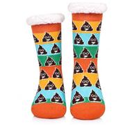 YEEKAORA Slipper Socks for Women with Non-Slip Grippers, Winter Thermal Warm Cozy Fuzzy Plush Cute Animal Indoor Socks
