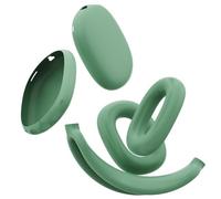 YEEKUK Case Compatible for AirPods Max,Washable Soft Silicone Protective Frame Full Cover for AirPods Max, Overhead Cover + Earcup Cover + Ear Pad Cover (Green)