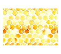 Yeele 10x6.5ft Honeycomb Backdrop for Photography Yellow Watercolor Hexagon Beehive Sweet Bee Theme Background for Newborn Baby Shower Kids 1st 2nd Birthday Party Supplies Cake Table Decor