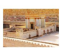 Yeele 10x8ft Jerusalem Second Temple Backdrop Israel Old City Building Ancient Brick Battlement Israel Photography Background for Holiday Tour Landmark Portrait Photo Studio Shoot Props Vinyl