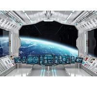 Yeele 20x10ft Spaceship Backdrop for Photography Spacecraft Space Station Interior Exploring Future Background Spacecraft Universe Planet Kid Boy Baptism Portrait Photo Booth Shoot Vinyl Studio Props