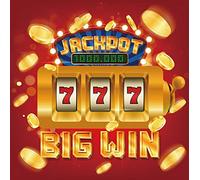 Yeele 6x6ft Slot Machine Jackpot 777 Backdrop Casino Gambling Chips Big Win Background for Photography Las Vegas Winner Banner Gambler Adult Photo Portrait Shoot Vinyl Studio Props