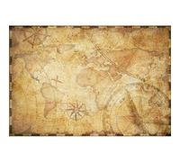 Yeele 7x5ft Ancient World Map Backdrop Old Map Travel Around The World Theme Photography Background for Birthday Baby Shower Sailing Nautical Theme Party Decoration Photo Shoot Props Vinyl