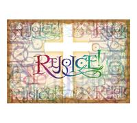 Yeele 7x5ft Jesus Cross Backdrop Vintage Christ Rejoice Church Graffiti Lord Pray God Bless Baptism Party Background for Photography Baby Shower Baptism Decoration Portrait Studio Photo Shoot Props