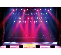 Yeele 7x5ft Stage Concert Backdrop Lighting Nightclub Musical Hall Club Background Photography Sing Dance Performance Scene Photo Booth Shoots Vinyl Studio Props