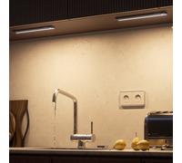 Yeelight A30 Motion Sensor Closet & Under Cabinet Light(2 pack,30cm) - Magnetic Rechargeable Wireless LED Light with Auto On/Off Warm Lighting for Kitchen, Wardrobe & Hallway